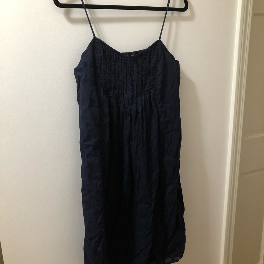 J.Crew navy spaghetti strap mini dress